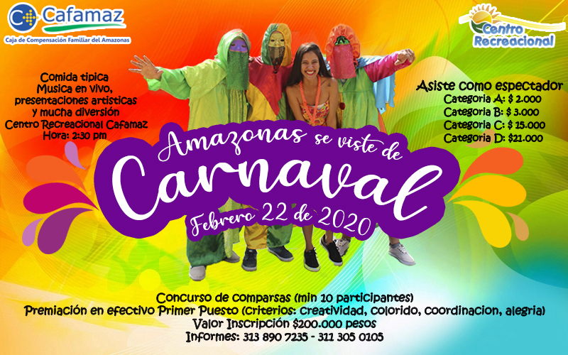 Amazonas se viste de Carnaval | Cafamaz, 2020