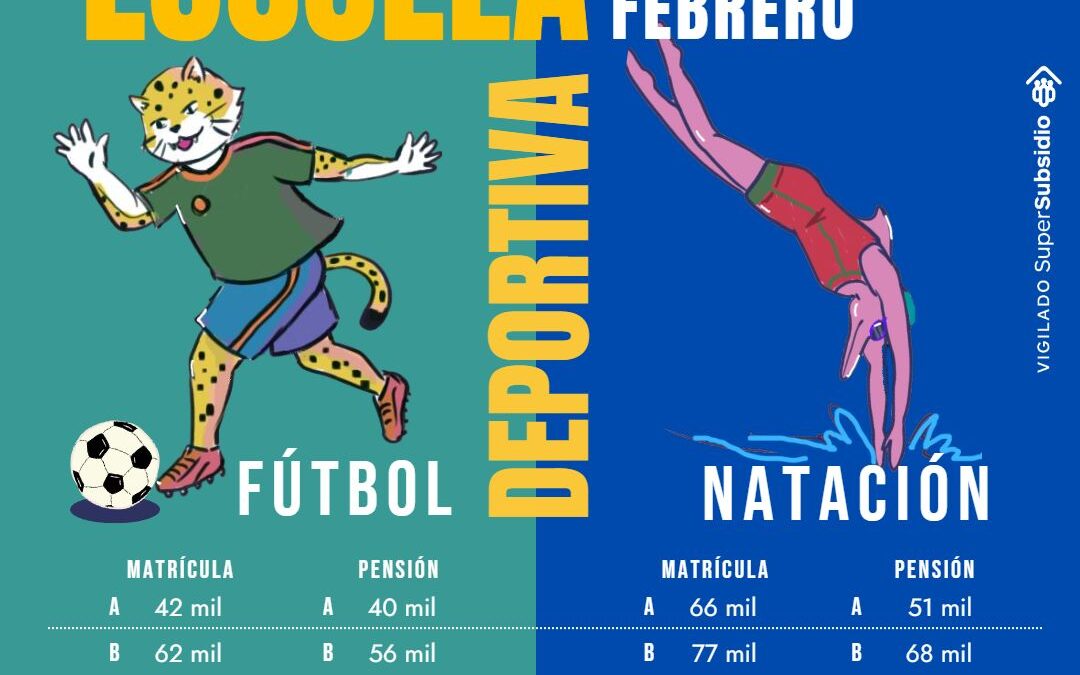 Inscripciones Escuela Deportiva: Fútbol y Natación