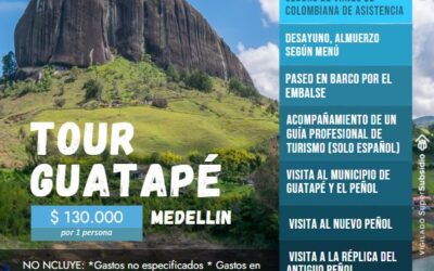 Tour Guatapé – Medellín